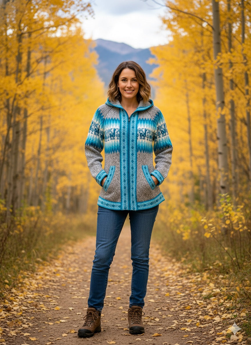 Alpaca Sweater Full-Zip