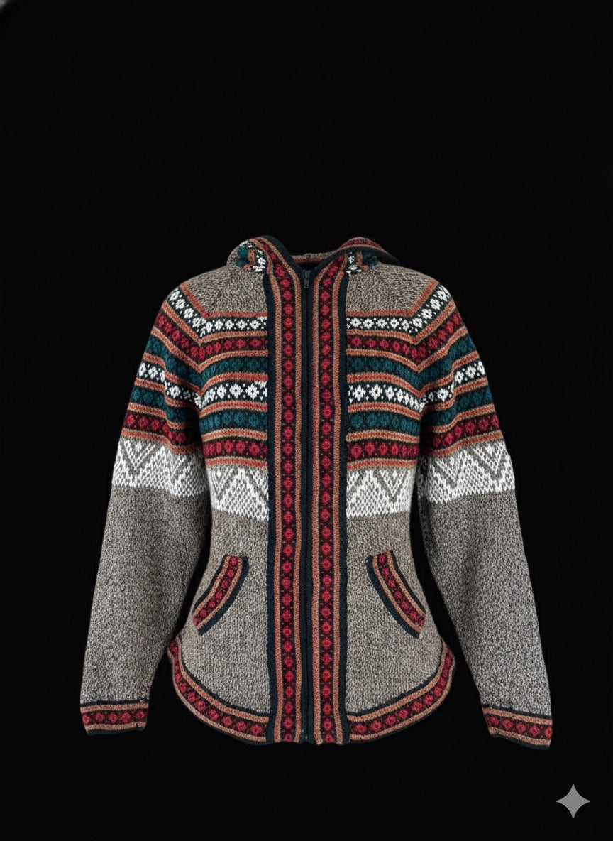 Alpaca Sweater Full-Zip