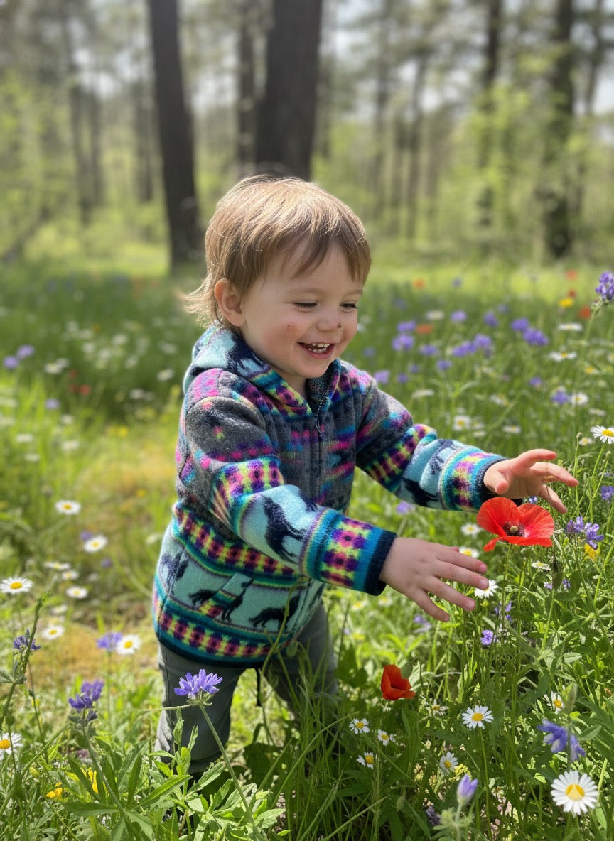 Handmade Kids' Wool-Blend Sweater