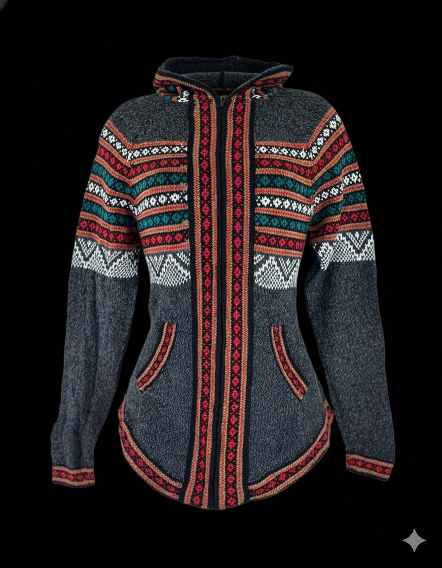 Alpaca Sweater Full-Zip