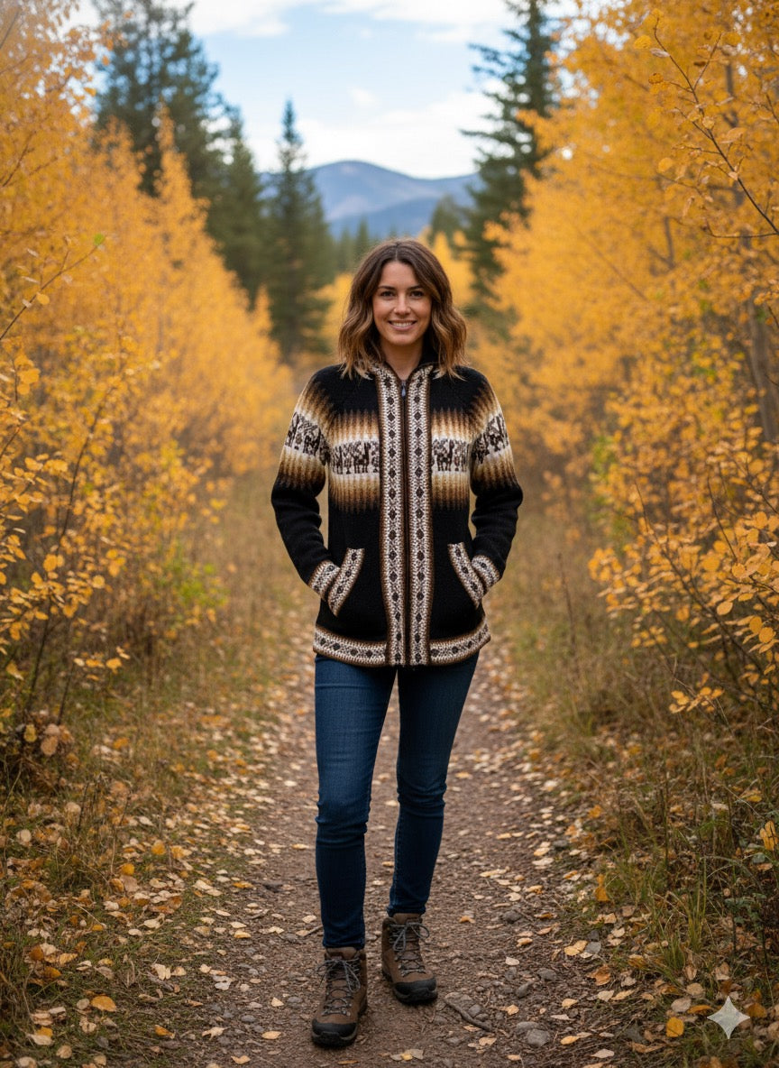 Alpaca Sweater Full-Zip