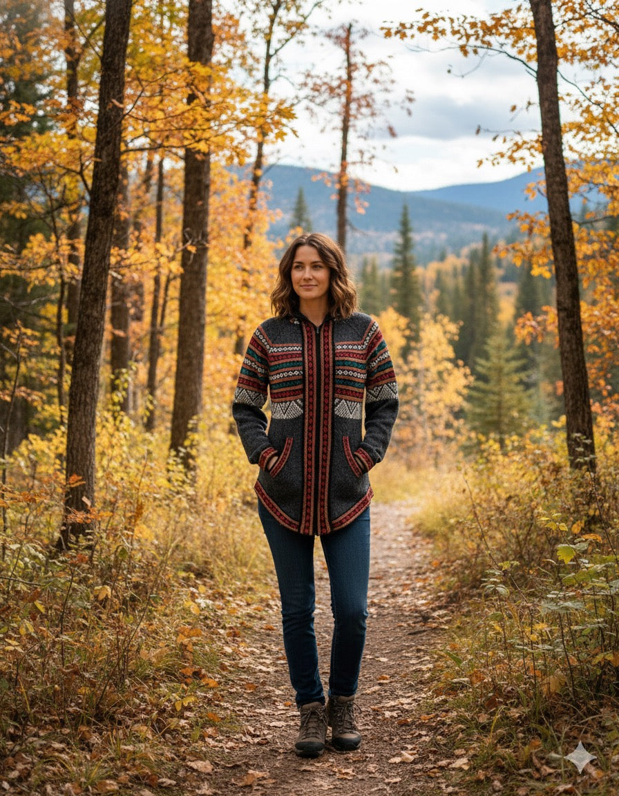 Alpaca Sweater Full-Zip