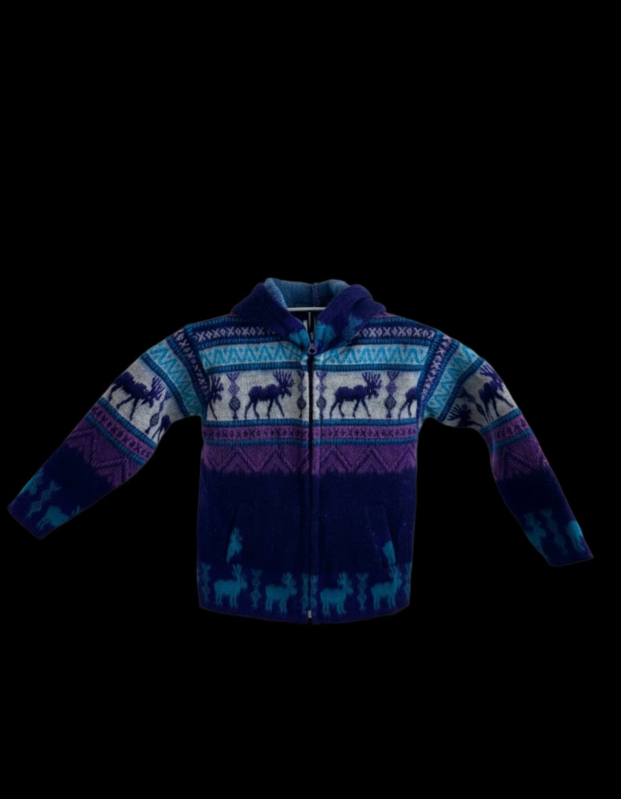 Handmade Kids' Wool-Blend Sweater