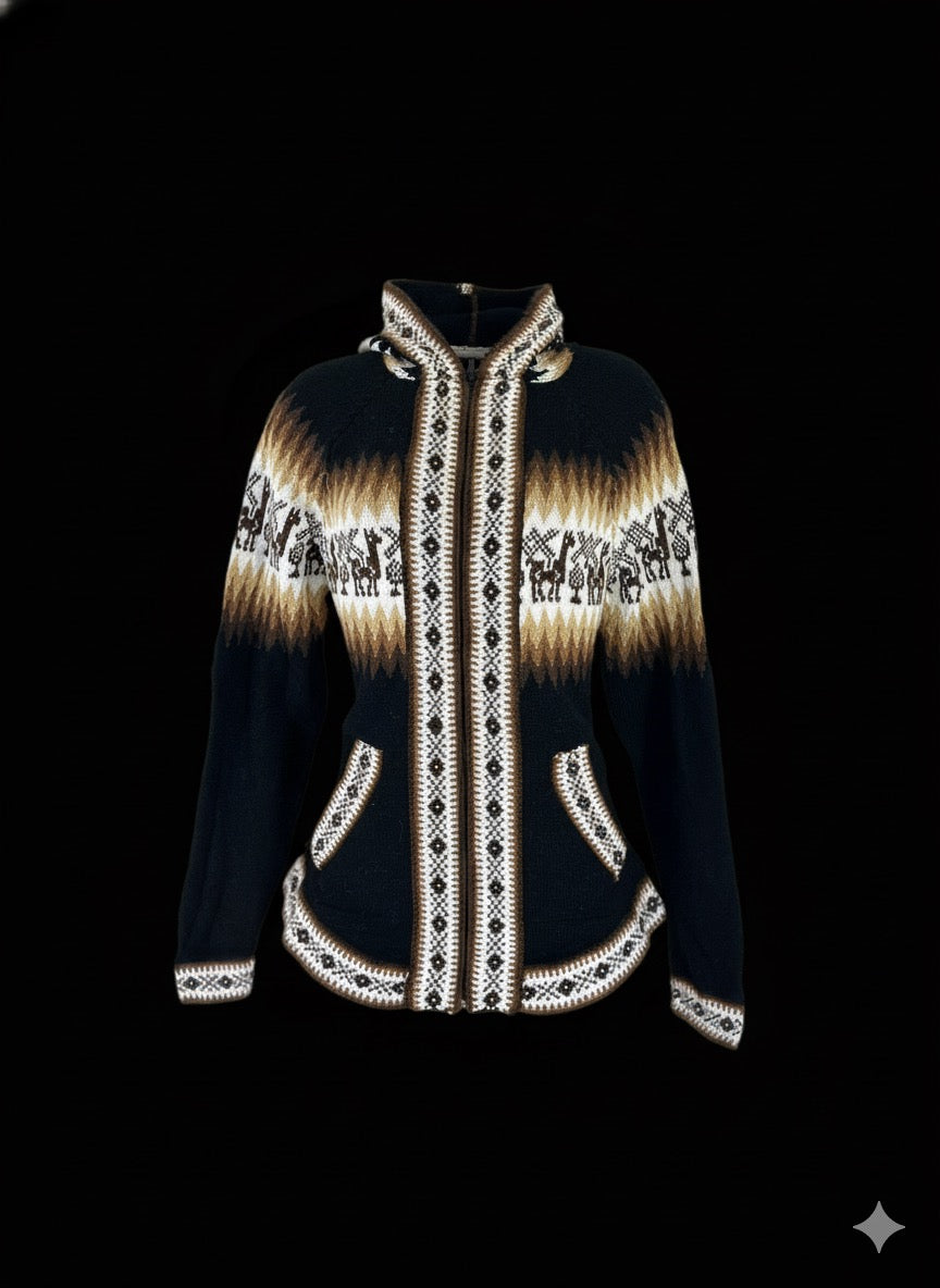 Alpaca Sweater Full-Zip