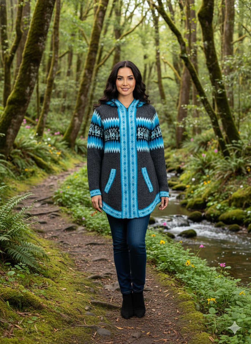 Alpaca Sweater Full-Zip