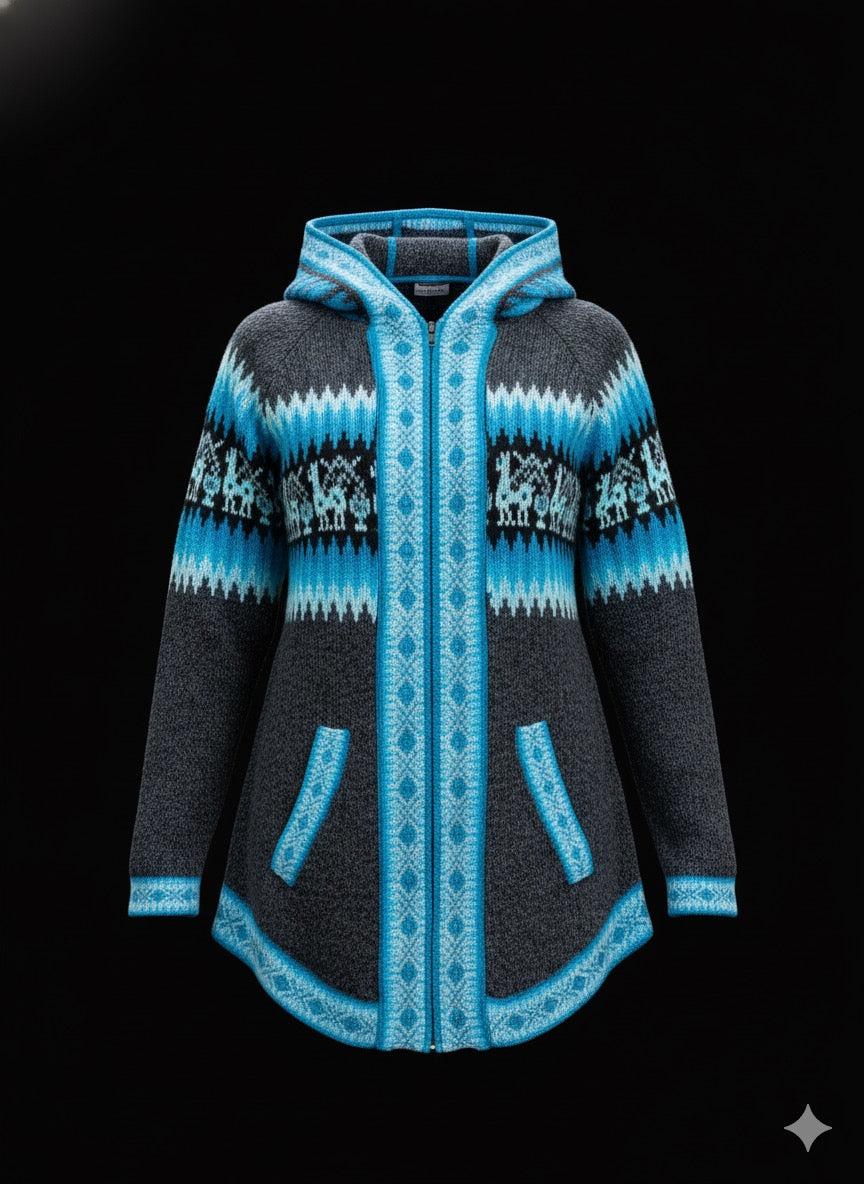 Alpaca Sweater Full-Zip
