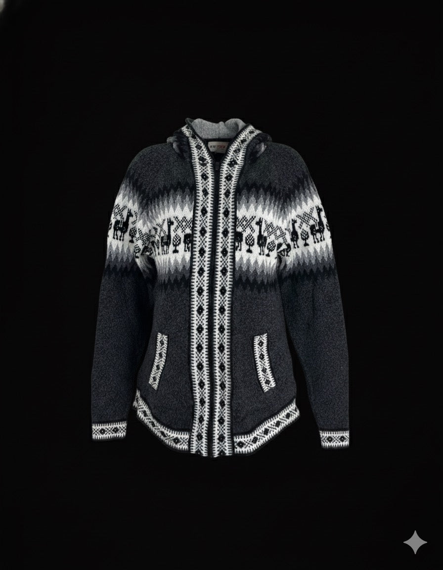 Alpaca Sweater Full-Zip