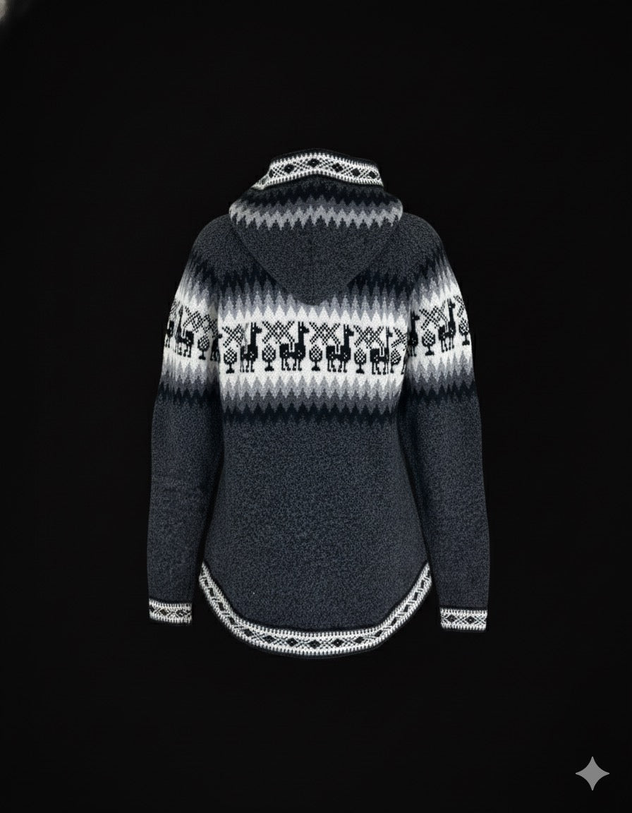 Alpaca Sweater Full-Zip