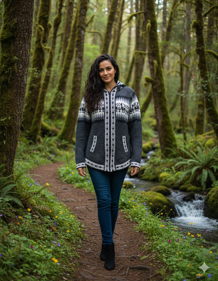 Alpaca Sweater Full-Zip