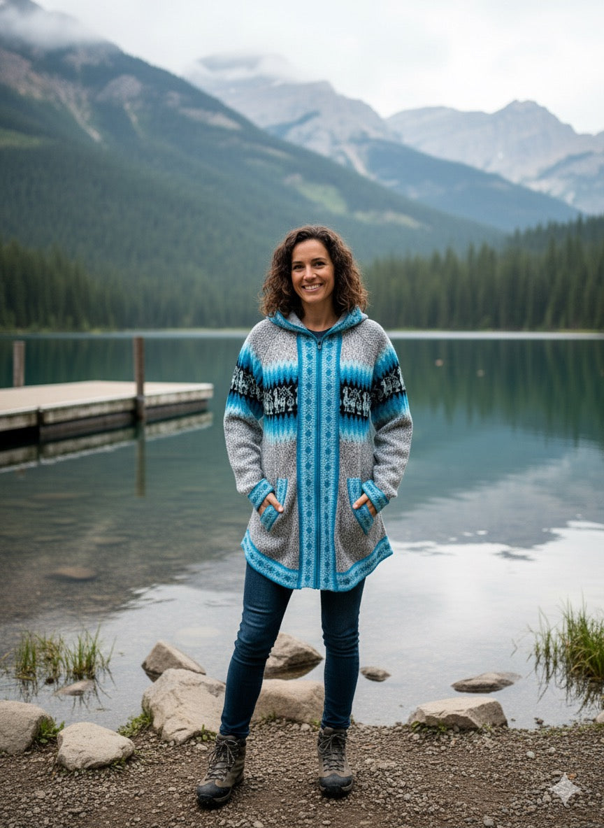 Alpaca Sweater Full-Zip