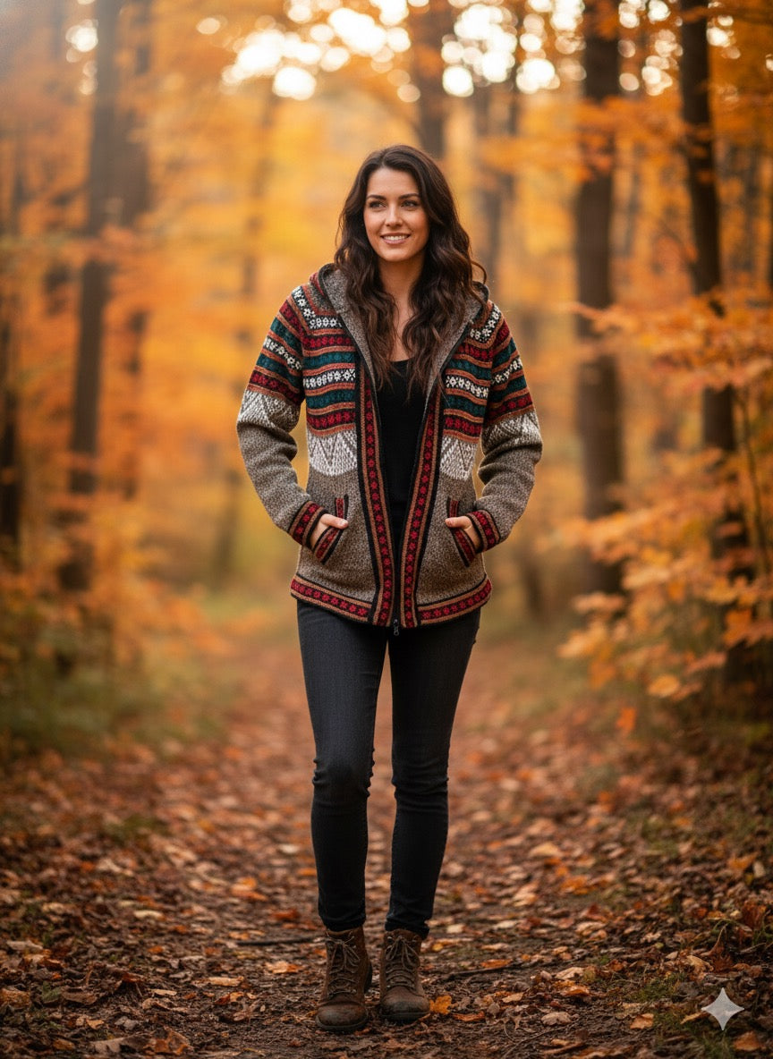 Alpaca Sweater Full-Zip